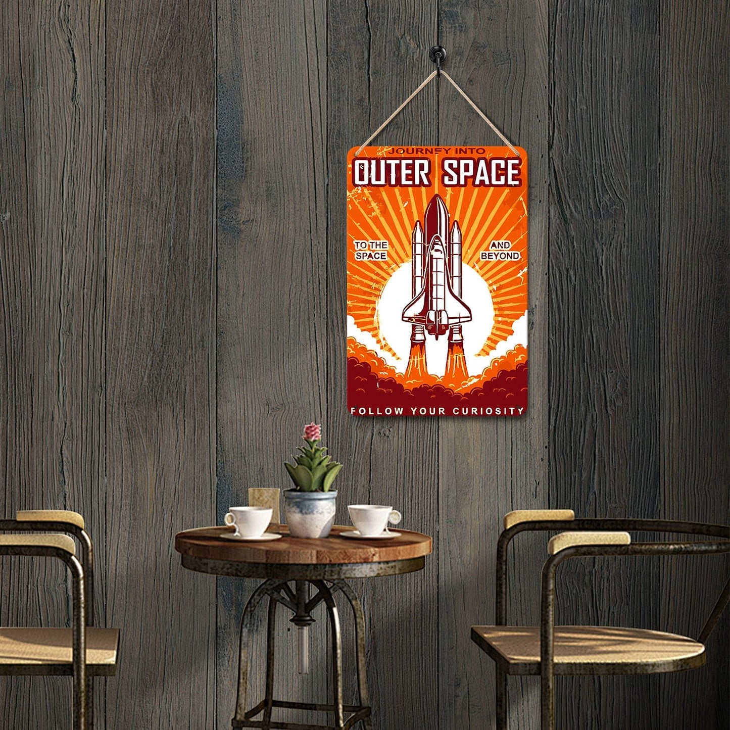 ColourMost™ Metal Bar/Posters Art Paint By Numbers- Journey Into Outer Space #15 (20x30cm /7.8"x11.8"）