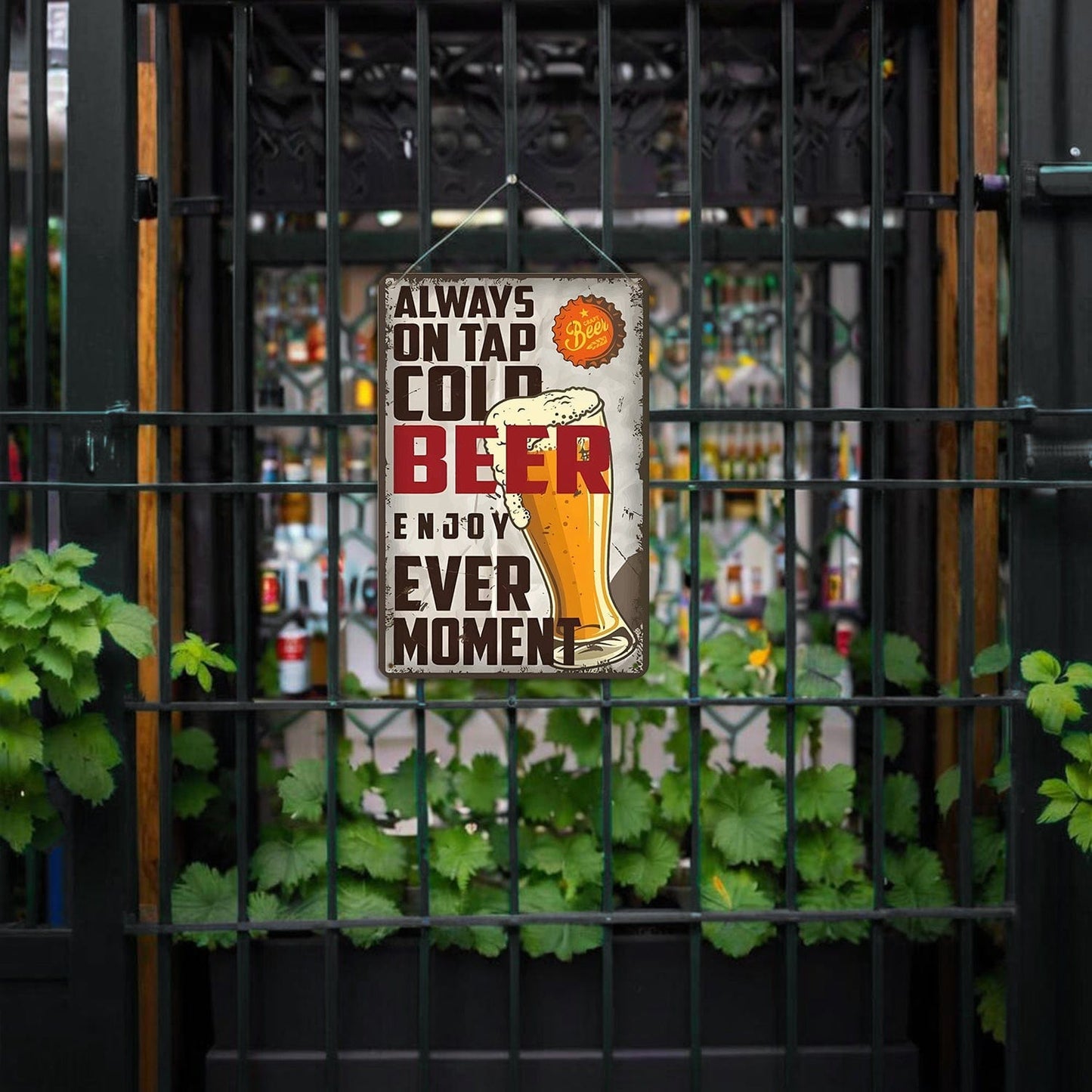 ColourMost™ Metal Bar/Posters Art Paint By Numbers- Always on Tap #08 (20x30cm /7.8"x11.8"）