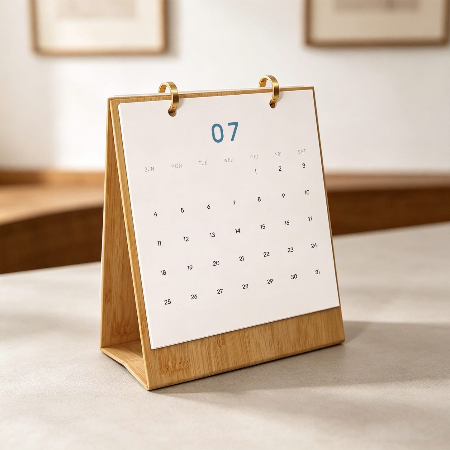 ColourMost™ 2027 Desk Calendar Series –  On the Move /Paint by Numbers(18.2cm x 22.5cm)