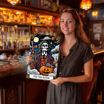 ColourMost™ Metal Bar/Posters Art Paint By Numbers- Haunted Selfie #30 (20x30cm /7.8"x11.8"）
