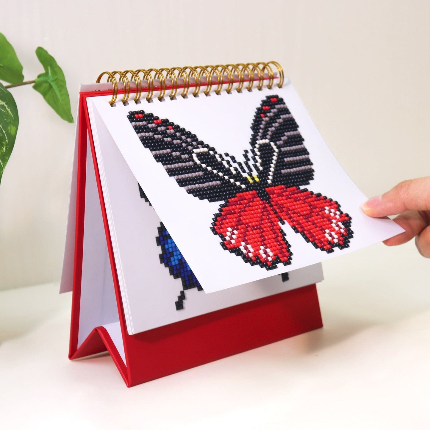 ColourMost™ 2026 Desk Calendar Series – Butterflies /Diamond Painting(17cm x 15cm)