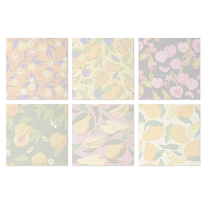 Mini Paint by Numbers Kit - Fruitful Blooms ｜6 Canvas Panels