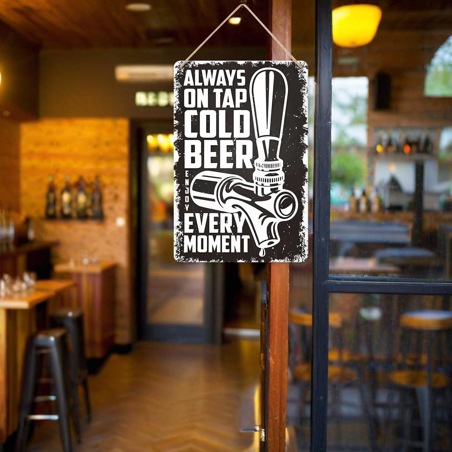 ColourMost™ Metal Bar/Posters Art Paint By Numbers- Cold Beer On Tap #07 (20x30cm /7.8"x11.8"）
