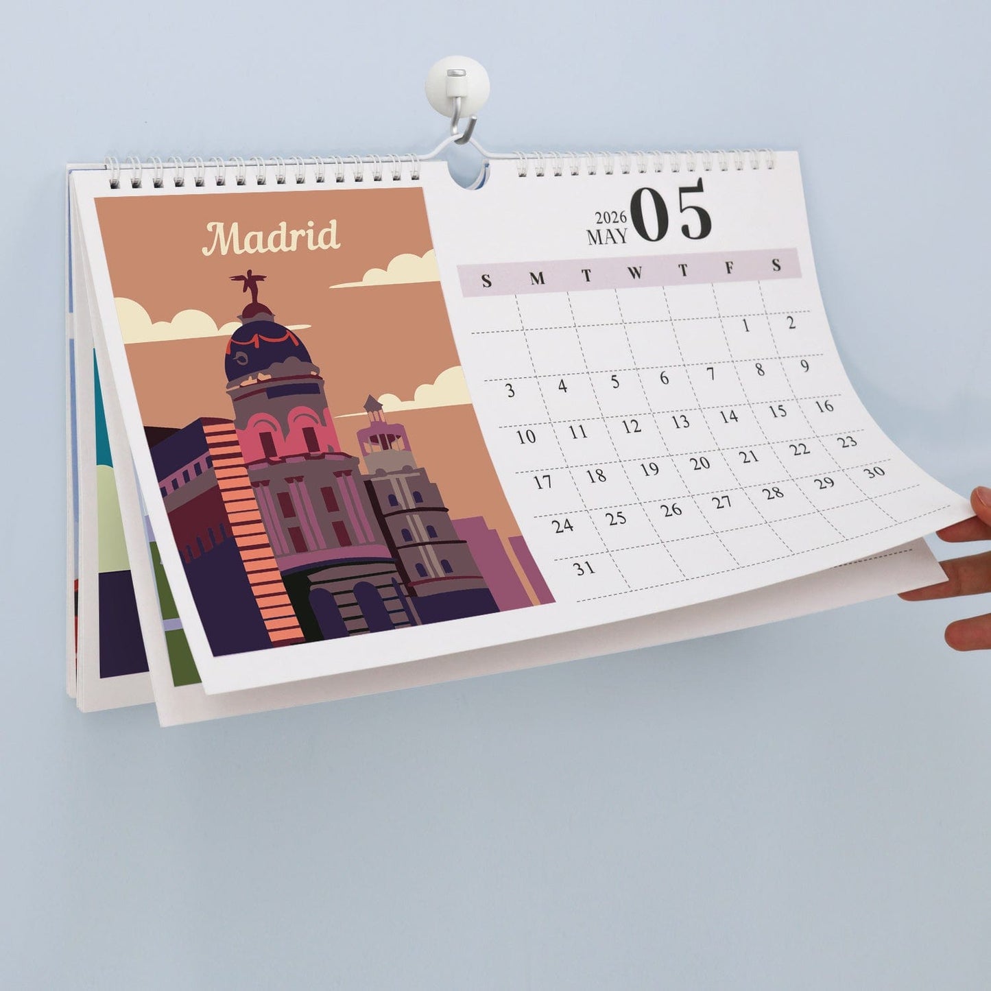 ColourMost™ 2026 Calendar Series – World Scenic Spots / Animal Series /Paint by Numbers(28.3cm x 21cm)