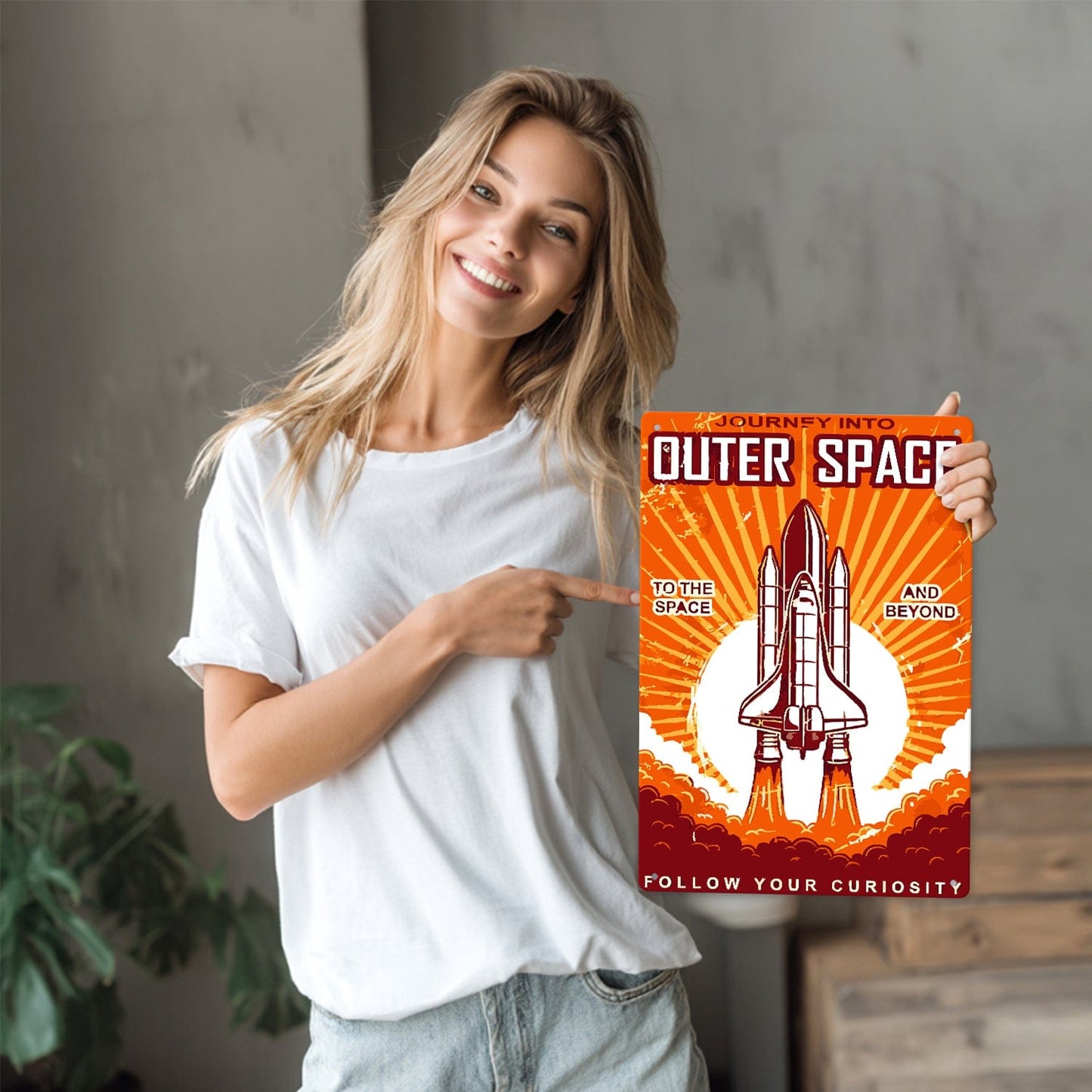 ColourMost™ Metal Bar/Posters Art Paint By Numbers- Journey Into Outer Space #15 (20x30cm /7.8"x11.8"）
