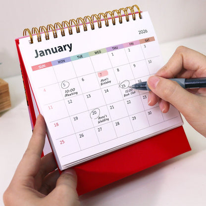 ColourMost™ 2026 Desk Calendar Series – Plants /Diamond Painting(17cm x 15cm)