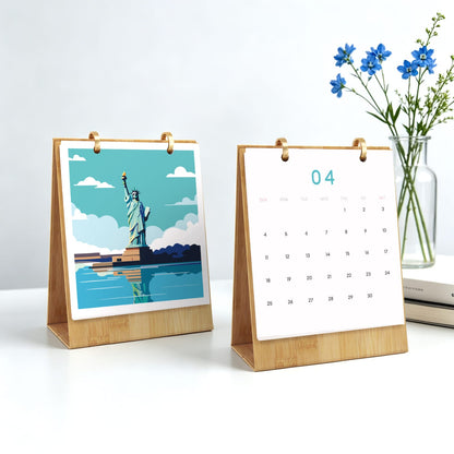 ColourMost™ 2027 Desk Calendar Series –  Wanderlust /Paint by Numbers(18.2cm x 22.5cm)