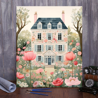 "Blossom Manor" by ColourMost™ | Original Paint by Numbers