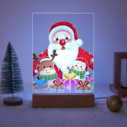 ColourMost™ LED Paint by Numbers Series #05: 'Santa & Friends' (6"x8" / 15x20cm)