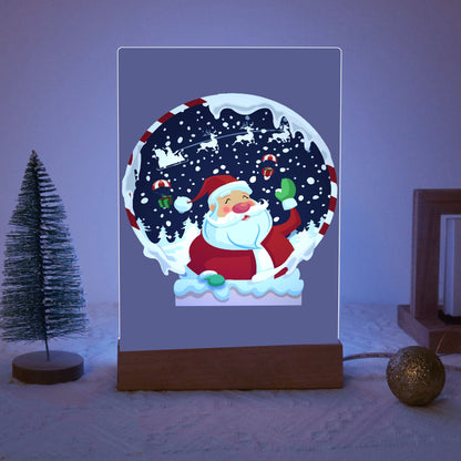 ColourMost™ LED Paint by Numbers Series #07: 'Santa Snow Globe' (6"x8" / 15x20cm)