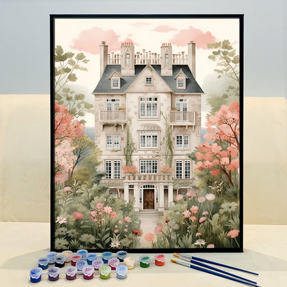 "Blossom Manor" by ColourMost™ | Original Paint by Numbers