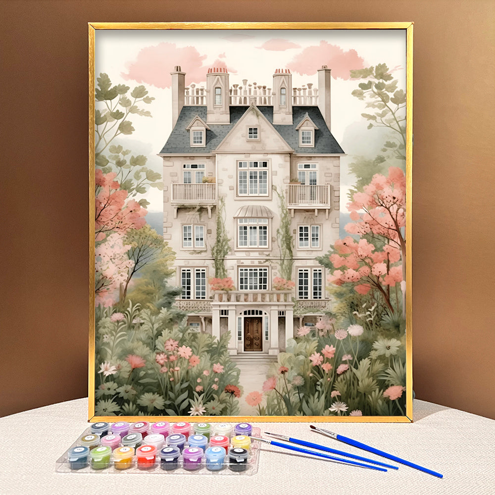 "Blossom Manor" by ColourMost™ | Original Paint by Numbers