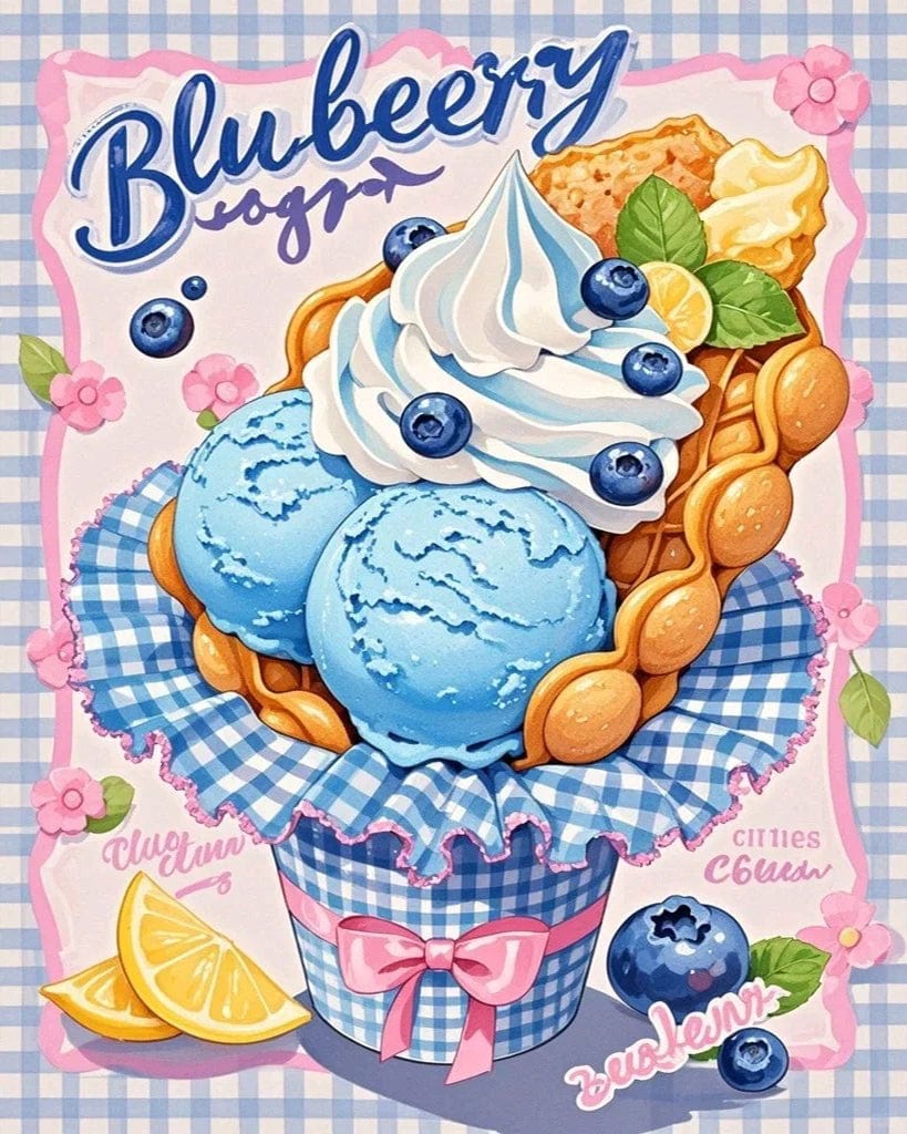 Sweet Scoops Series – Paint by Numbers Kits for Adults | DIY Art for Dessert Lovers
