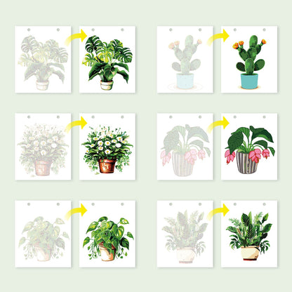 ColourMost™ 2027 Desk Calendar Series –  Plants /Paint by Numbers(18.2cm x 22.5cm)