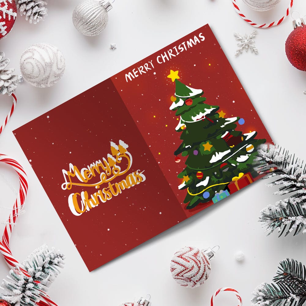 "Christmas card-6Pcs" Series by ColourMost™ #03 | Paint by Numbers(25.8cm*18cm)