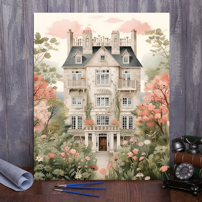 "Blossom Manor" by ColourMost™ | Original Paint by Numbers