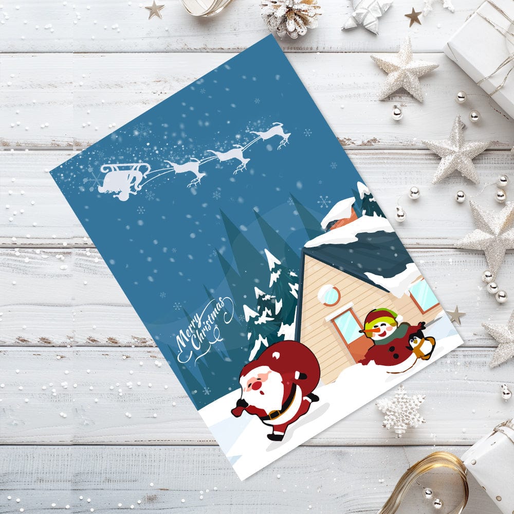 "Christmas card-6Pcs" Series by ColourMost™ #04 | Paint by Numbers(25.8cm*18cm)