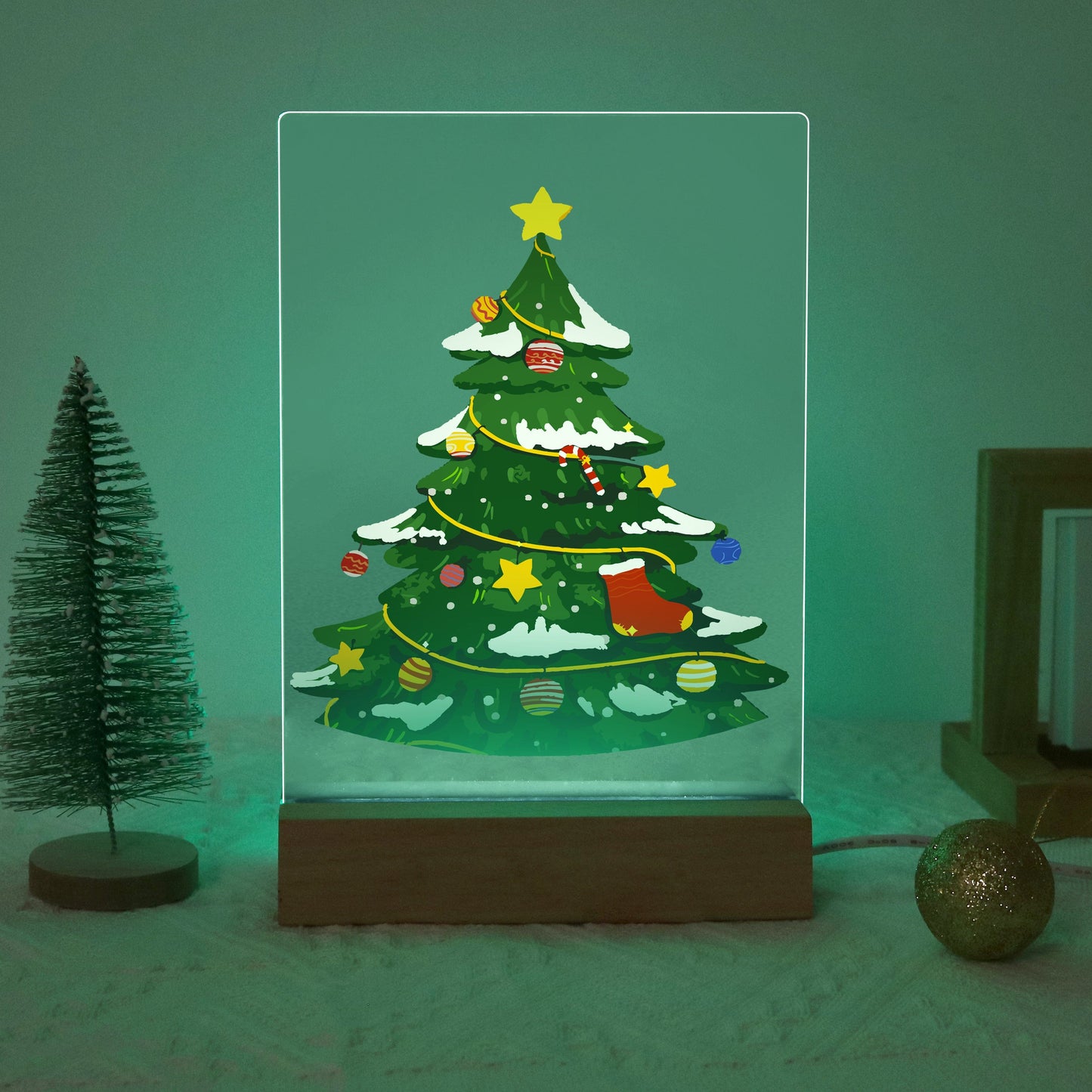 ColourMost™ LED Paint by Numbers Series #01: 'Christmas Tree' (6"x8" / 15x20cm)