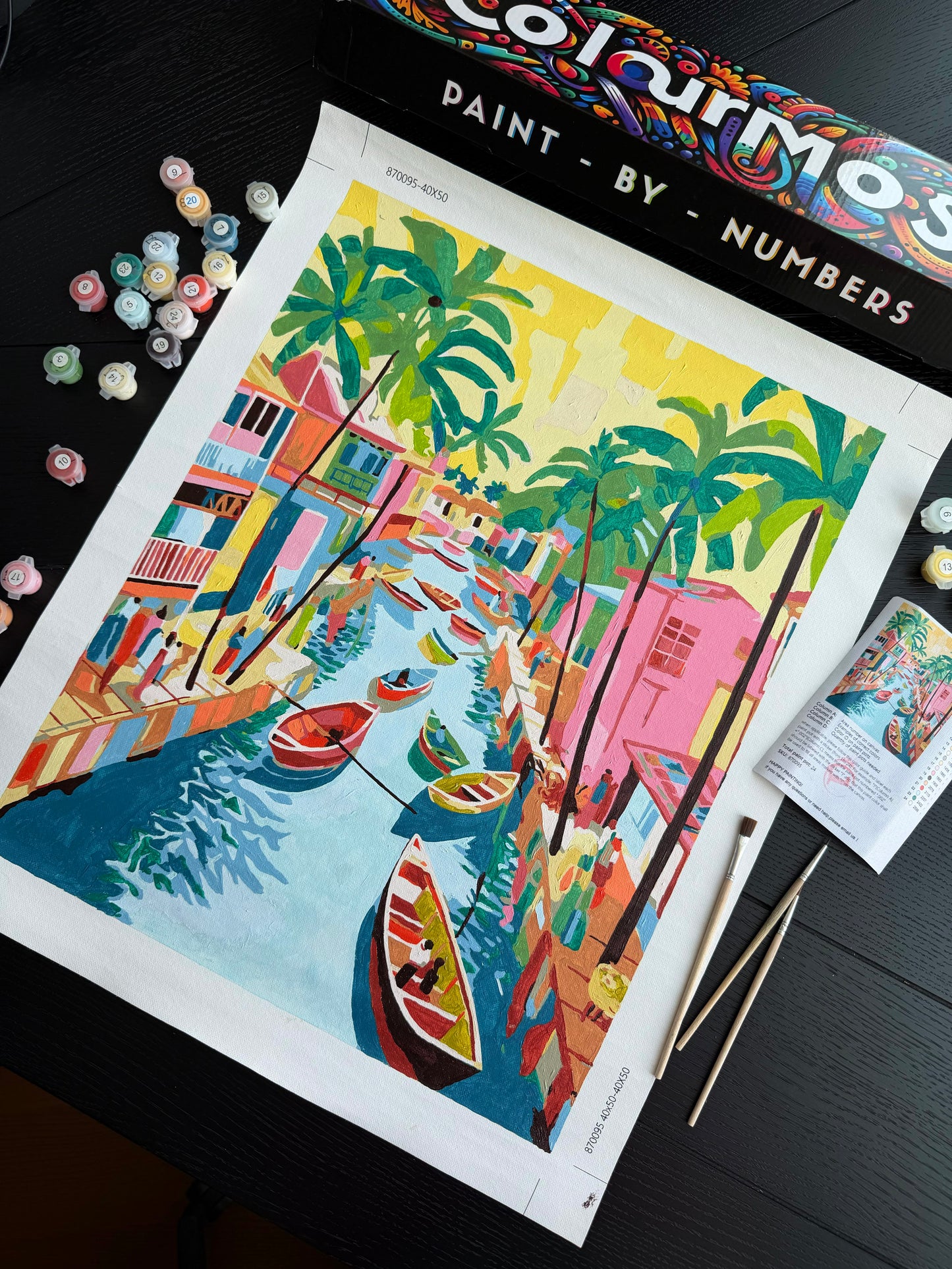 Tropical Drift ｜ Original Paint by Numbers (16"x20" / 40x50cm)