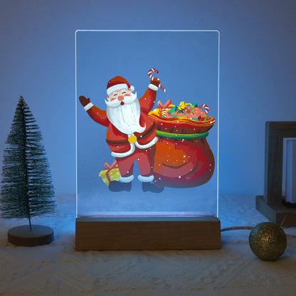 ColourMost™ LED Paint by Numbers Series #09: 'Santa with Gift Bag' (6"x8" / 15x20cm)