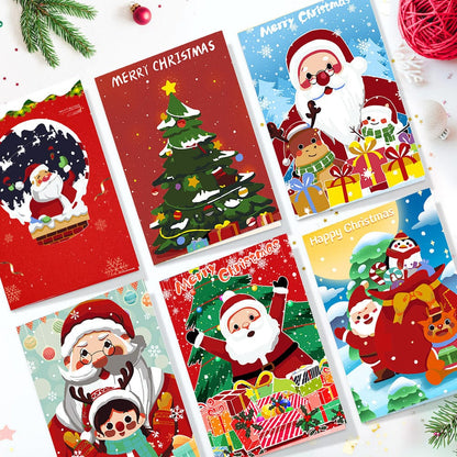 "Christmas card-6Pcs" Series by ColourMost™ #03 | Paint by Numbers(25.8cm*18cm)