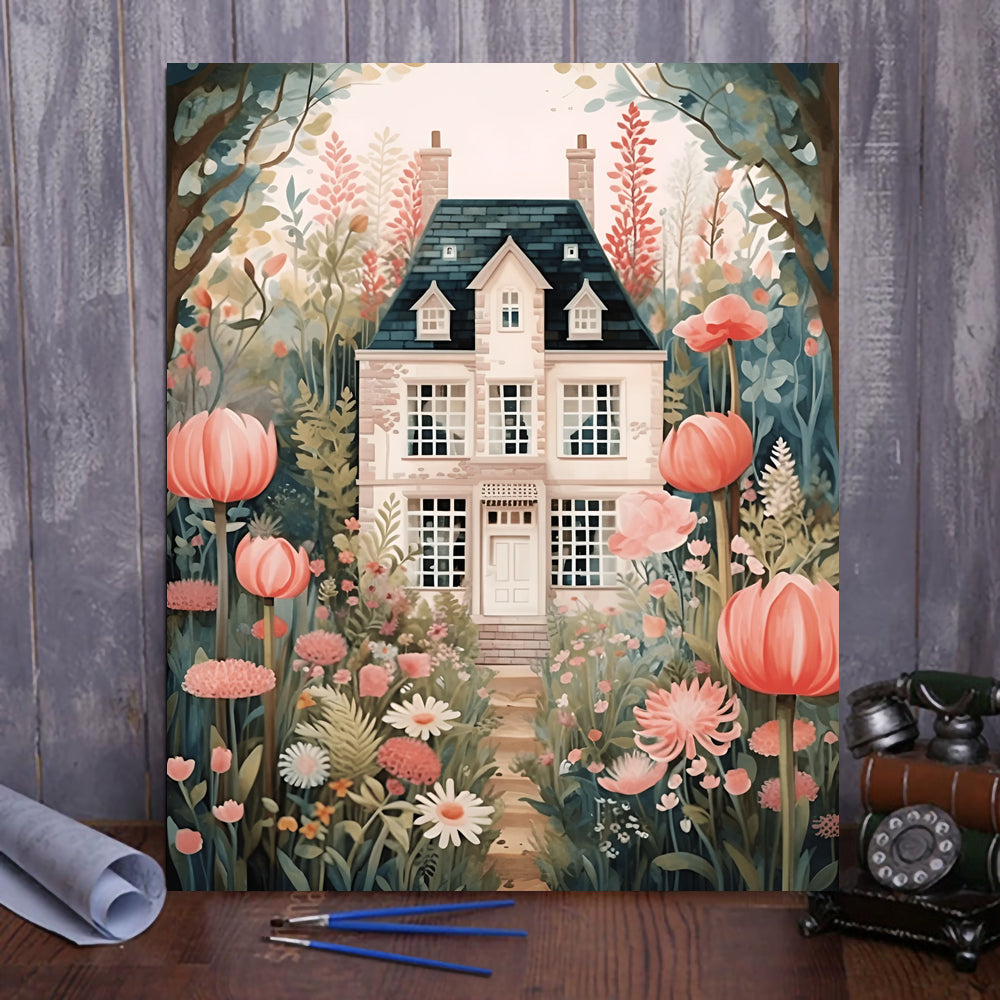 "Blossom Manor" by ColourMost™ | Original Paint by Numbers