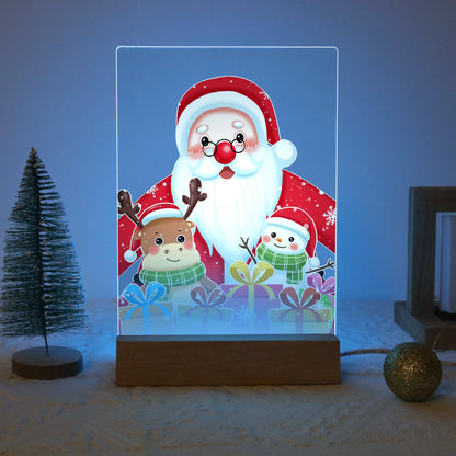 ColourMost™ LED Paint by Numbers Series #05: 'Santa & Friends' (6"x8" / 15x20cm)