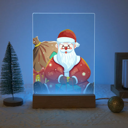 ColourMost™ LED Paint by Numbers Series #10: 'Classic Santa' (6"x8" / 15x20cm)