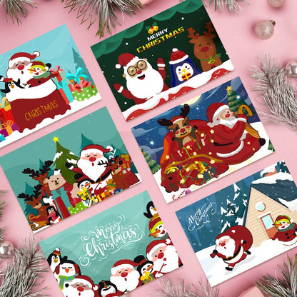 "Christmas card-6Pcs" Series by ColourMost™ #04 | Paint by Numbers(25.8cm*18cm)