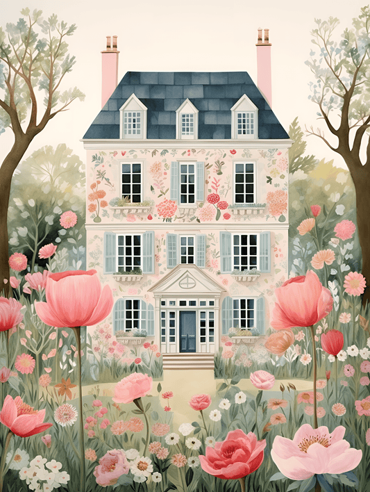"Blossom Manor" by ColourMost™ | Original Paint by Numbers