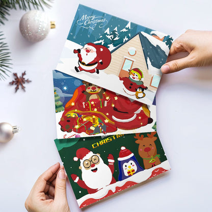 "Christmas card-6Pcs" Series by ColourMost™ #04 | Paint by Numbers(25.8cm*18cm)