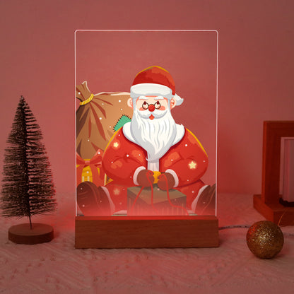 ColourMost™ LED Paint by Numbers Series #10: 'Classic Santa' (6"x8" / 15x20cm)