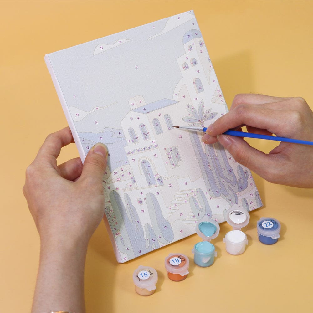 6 Mini Paintings – World Landmarks Set (5.9” x 7.9” / 15 x 20 cm)