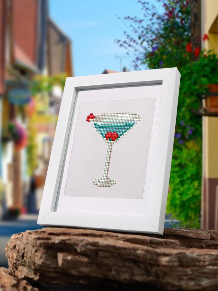 ColourMost™ Mini Diamond Painting Series #01: 'Summer Drinks' - Frameless 12-in-1 Set (6"x7" / 15x18cm)