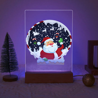 ColourMost™ LED Paint by Numbers Series #07: 'Santa Snow Globe' (6"x8" / 15x20cm)