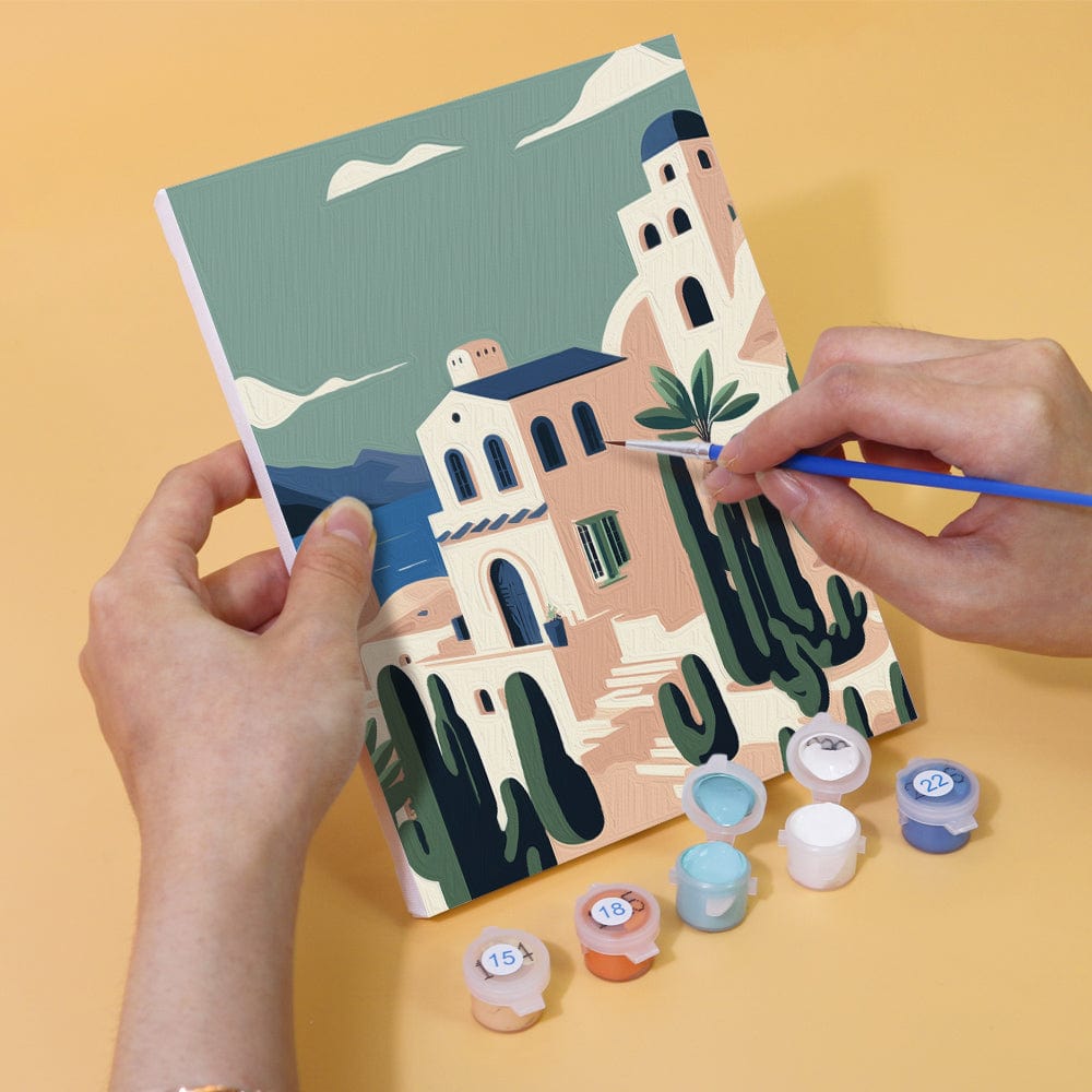 6 Mini Paintings – World Landmarks Set (5.9” x 7.9” / 15 x 20 cm)