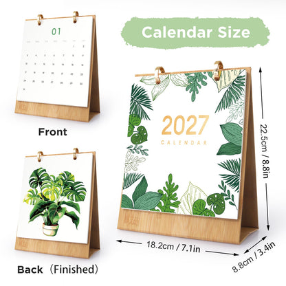 ColourMost™ 2027 Desk Calendar Series –  Plants /Paint by Numbers(18.2cm x 22.5cm)