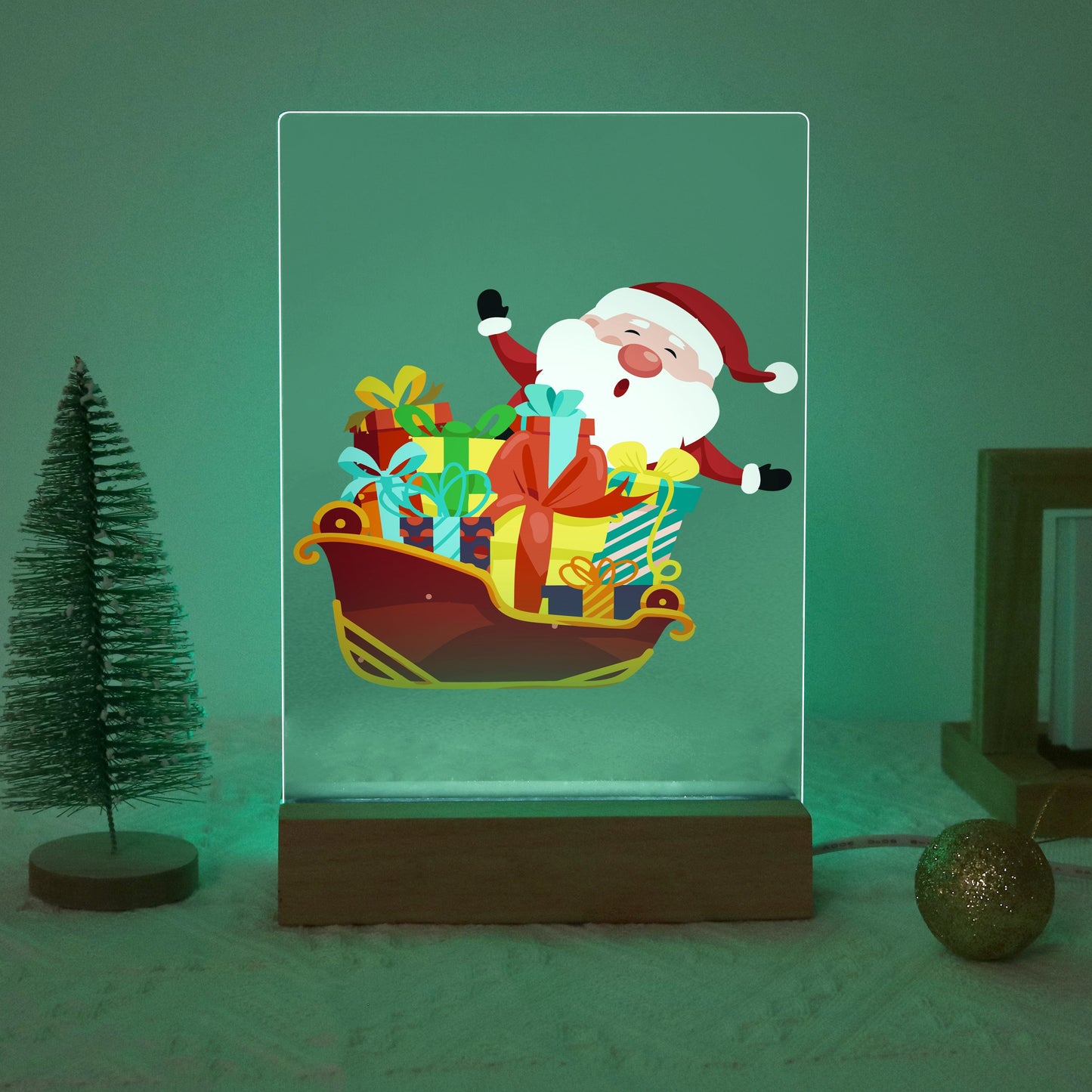 ColourMost™ LED Paint by Numbers Series #02: 'Santa Sleigh' (6"x8" / 15x20cm)