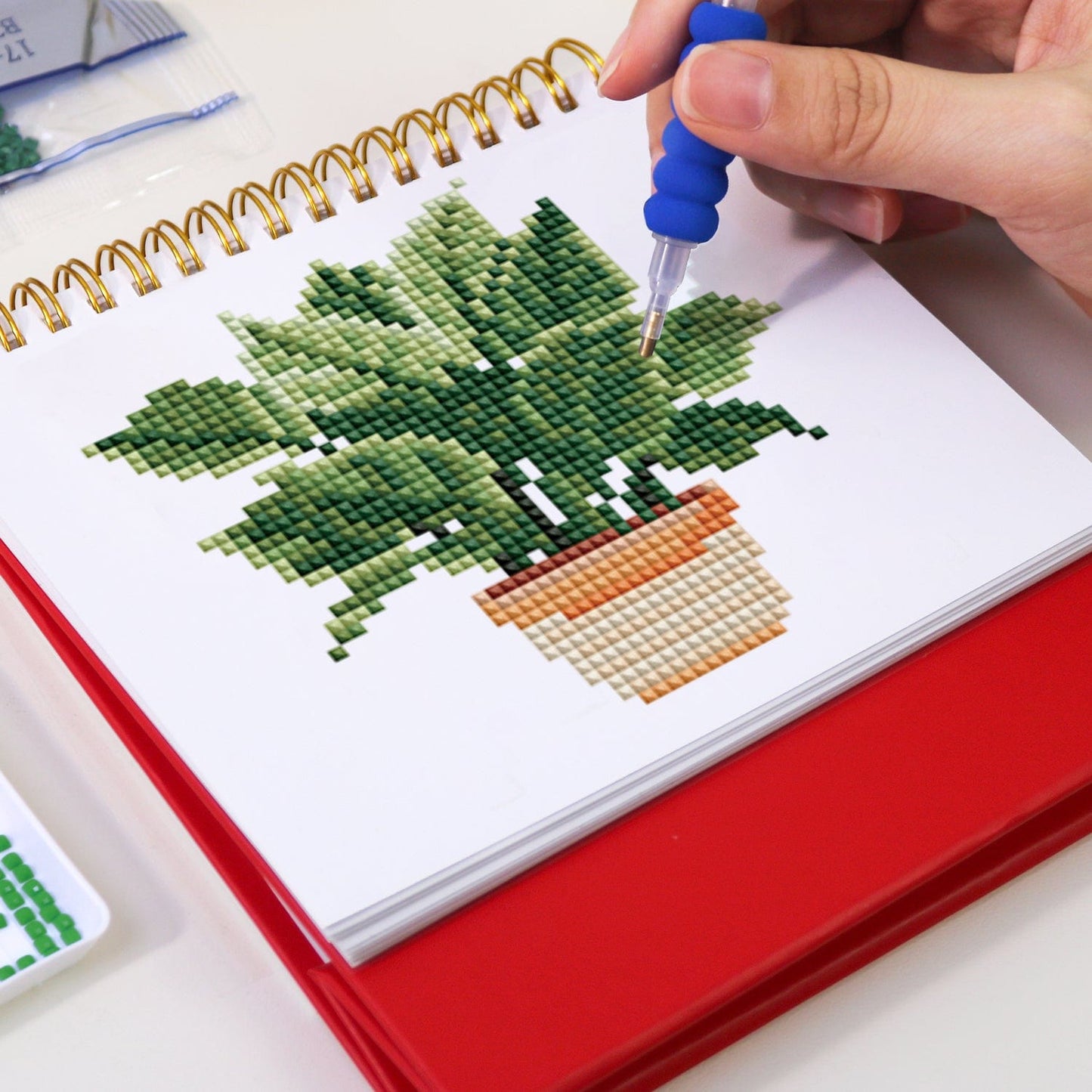 ColourMost™ 2026 Desk Calendar Series – Plants /Diamond Painting(17cm x 15cm)