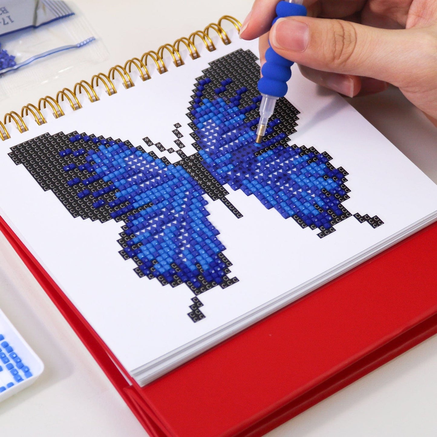 ColourMost™ 2026 Desk Calendar Series – Butterflies /Diamond Painting(17cm x 15cm)