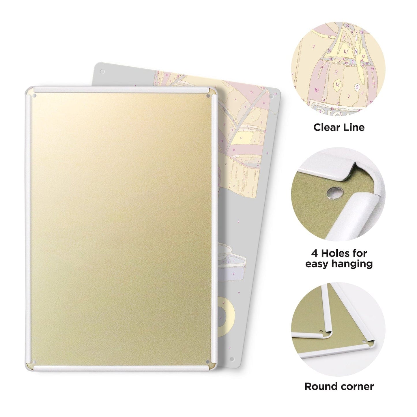 ColourMost™ Metal Bar/Posters Art Paint By Numbers- Ricard Moment #19 (20x30cm /7.8"x11.8"）