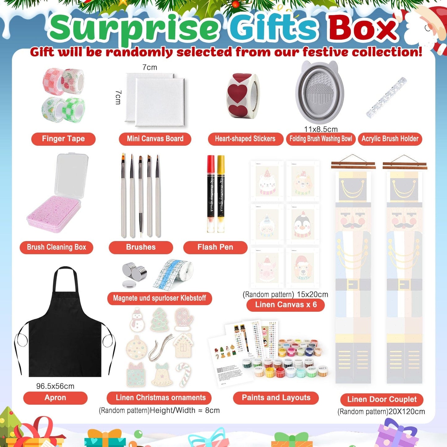 ColourMost™ Christmas Surprise Gift Box 🎄  – Paint by Numbers Edition A