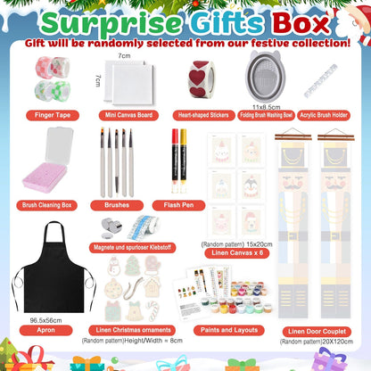ColourMost™ Christmas Surprise Gift Box 🎄  – Paint by Numbers Edition A