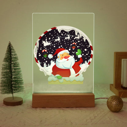 ColourMost™ LED Paint by Numbers Series #07: 'Santa Snow Globe' (6"x8" / 15x20cm)