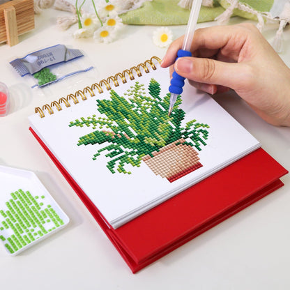 ColourMost™ 2026 Desk Calendar Series – Plants /Diamond Painting(17cm x 15cm)