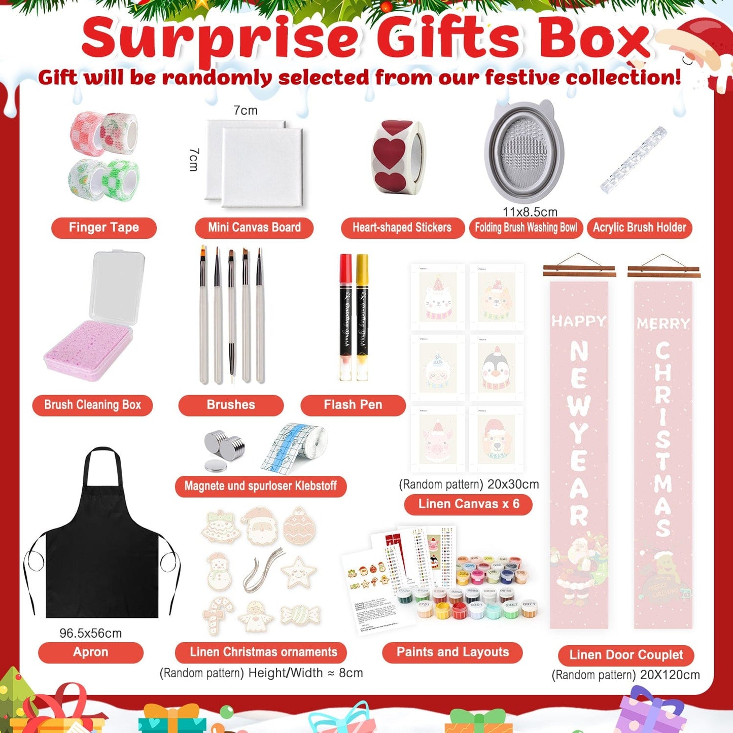 ColourMost™ Christmas Surprise Gift Box 🎄  – Paint by Numbers Edition B