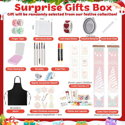 ColourMost™ Christmas Surprise Gift Box 🎄  – Paint by Numbers Edition D