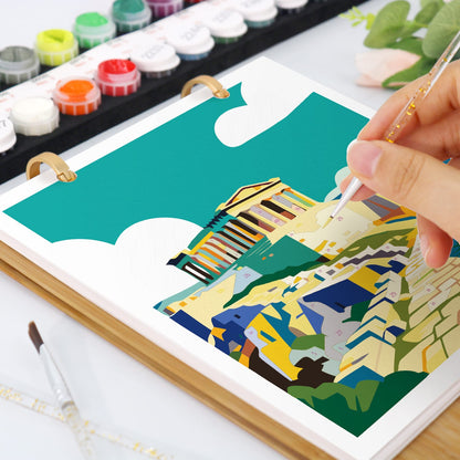ColourMost™ 2027 Desk Calendar Series –  Wanderlust /Paint by Numbers(18.2cm x 22.5cm)