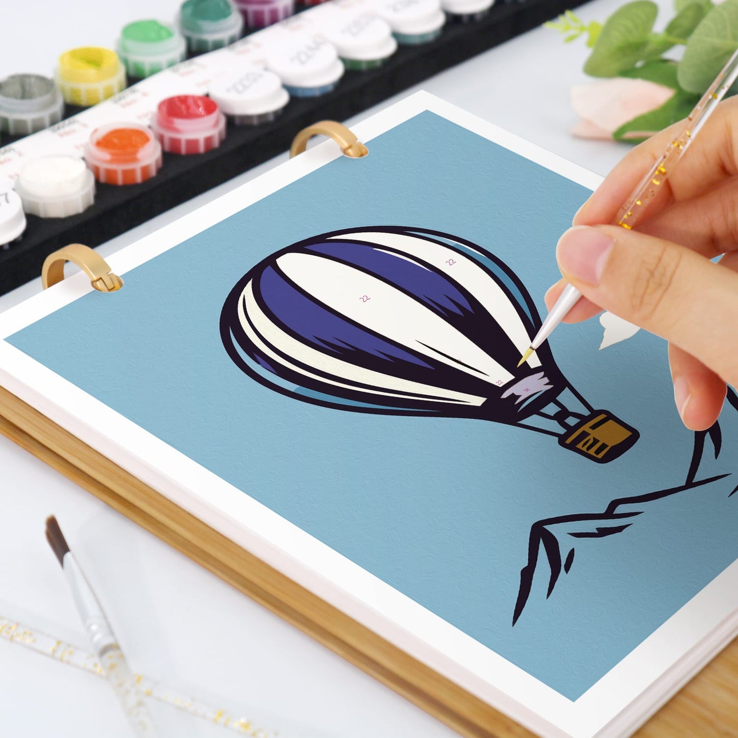 ColourMost™ 2027 Desk Calendar Series –  On the Move /Paint by Numbers(18.2cm x 22.5cm)