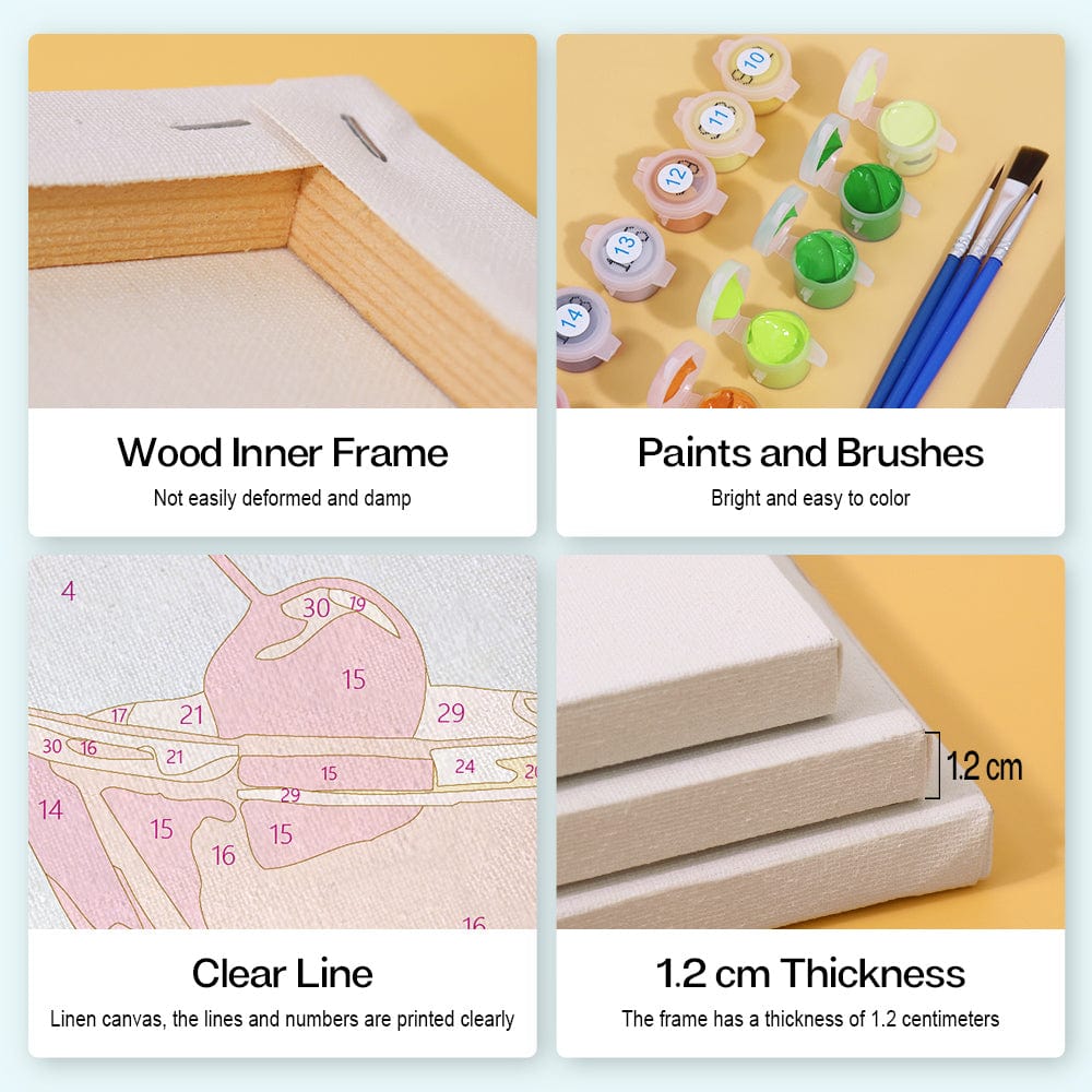 6 Mini Paintings – Signature Cocktails kit(5.9” x 7.9” / 15 x 20 cm)